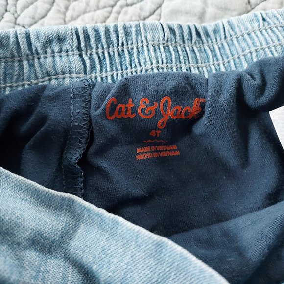 Girls Denim Skort by Cat & Jack, Size 4 - Picture 5 of 5